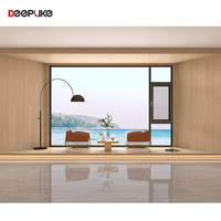 2026 Estilo popular Ventana abatible de doble acristalamiento insonorizada NFRC Hurricane Impact Ventanas de aluminio