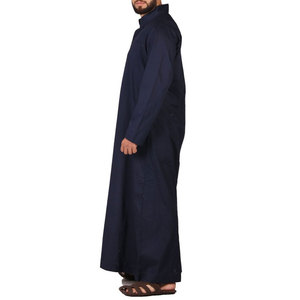Jubbah Thobe décontracté pour homme avec logo personnalisé - Style africain, Dubaï, Oman, arabe, respirant, haute qualité, manches longues, longueur mi-mollet - Product Image 5