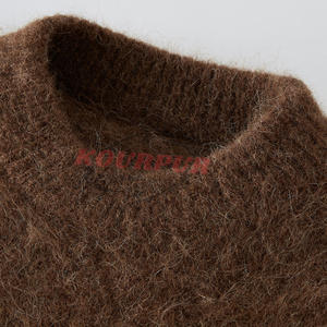 Pulls en mohair de haute qualité, nouvelle collection, couleur foncée, hautement recommandés, prix de gros. - Product Image 3