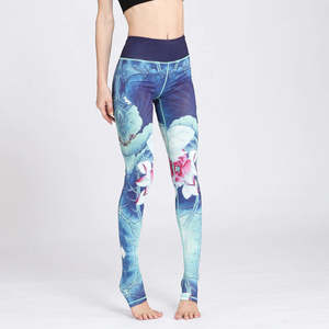 Leggings Deportivos de Yoga de Cintura Alta de Alta Gama para Mujer, Sin Costuras, con Bolsillo, Malla Transpirable, Ajustados, para Entrenamiento, Gimnasio, con Efecto Push-Up - Product Image 1