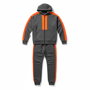 Conjunto Deportivo para Hombre, Estilo Urbano, Nueva Llegada, Traje Deportivo Personalizado para Adultos, 100% Algodón - Product Image 1