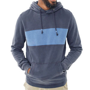 Sudadera con capucha para hombre de dos colores lisos, disponible en colores y tallas personalizadas a precios de mayorista, sudadera con capucha y suéter para invierno. - Product Image 1
