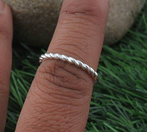 925 Sterling <b>Silver</b> Band <b>Ring</b> <b>Plain</b> Wedding Band Minimalist Stackable <b>Ring</b> High Polish <b>Silver</b> Jewelry Wholesale Manufacturer - Product Image 5