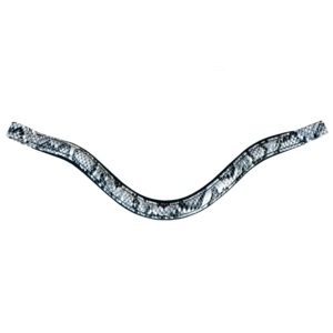 Têtière de cheval Western en cuir repoussé de qualité supérieure avec frontal et rênes fendues pour le rodéo, la ferme et l'équitation sur sentier - Product Image 5