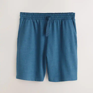 Nouvelle Arrivée Shorts Décontractés Hip Hop pour Hommes Tendance en Tissu Non Tissé Respirant Polyester/Coton avec Taille Élastique en Dentelle Design Personnalisé Couleur Unie - Product Image 1