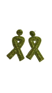 CRYSTAL CRAFT Best Quality Handmade Beaded <b>Embroidery</b> Earrings Durable Fashion Jewelry in Vintage Style Oval Shape Solid Product - Product Image 3