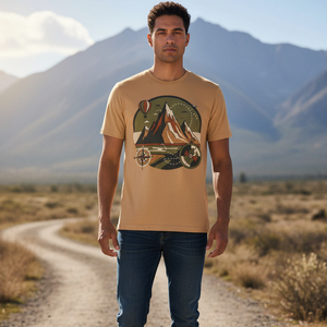 เสื้อยืดผู้ชายพิมพ์ลายพัฟโฟม3D เสื้อยืดวินเทจโอเวอร์ไซส์ - Product Image 4