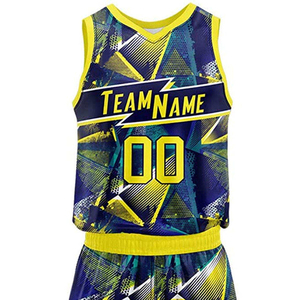 Conjunto de Uniforme de Baloncesto Personalizado, Jersey y Pantalones Cortos con Impresión por Sublimación, Transpirable, de Poliéster, Unisex, para Equipos de Adultos - Product Image 3