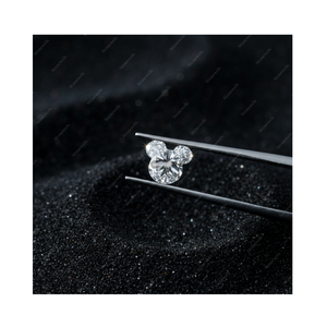 Diamantes Sintéticos Cultivados en Laboratorio con Certificación IGI de Stonewels, 4 Quilates, Venta al por Mayor, HPHT CVD, Corte Mickey Mouse, Claridad E VVS VS, Gujarat - Product Image 1