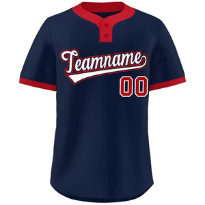 Unisex Baseball Jersey Breathable Sportswear <b>Set</b> Printed Design <b>Beaded</b> Features Customized Team Name 100% Polyester OEM Serviced - Product Image 6