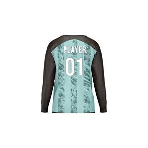 Professional <b>Football</b> Goalkeeper <b>Shirt</b> Vertical Stripe Design Long Sleeves Lightweight Quick-Dry Training Match Uniform - Product Image 4