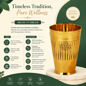 Wholesale Handmade Solid Bamboo Design 13 oz Brass Water Glass Cup Traditional Drinking Tumbler Food Grade Reusable Drinkware - Product Image 3