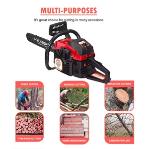 Motosierra de Gasolina de 68cc, de Uso Industrial y Forestal, con Barra Guía de 24 Pulgadas, Motor de 2 Tiempos Refrigerado por Aire, 2800W, Diseño de Precisión para Trabajo en Madera - Product Image 4