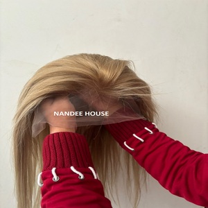 วิกผมแท้จากอินเดีย ยี่ห้อ NANDEE HOUSE แบบ Remy Hair  วิกผมแบบผูกเชือกด้านหน้าและวิกผมแบบผูกเชือกทั้งหัว  แบบ Single Drawn ปลายผมธรรมชาติ  มีทุกสี - Product Image 2