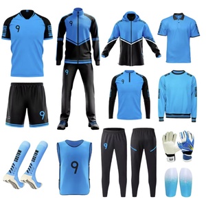 Maillot de football personnalisé par sublimation, ensemble uniforme de club de football, kit uniforme de gardien de but pour hommes 100% polyester UPF 50 - Product Image 1