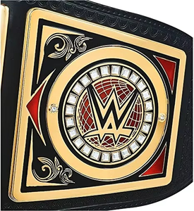 Cinturón de Campeonato Personalizado del Reino Unido, de Metal de Zinc de 4MM, Talla Adulto, con Logotipos Personalizados, Cinturón de Lucha Libre Peso Pesado Mundial - Product Image 6