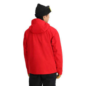 Veste de ski d'hiver imperméable pour homme, veste à capuche professionnelle pour snowboard, coupe-vent, thermique, vêtements de sport de montagne, parka rouge - Product Image 4
