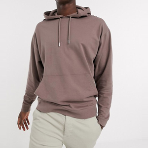 Sweat à capuche pullover 100 % coton hydrofuge DWR, résistant à la pluie, pour homme, collection automne 2026 – Promotion - Product Image 4