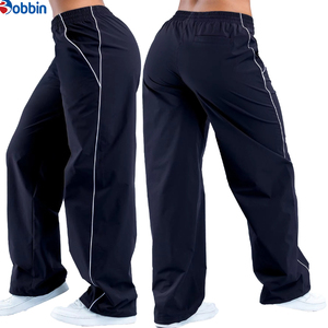 <span class=keywords><strong>Pantaloni</strong></span> da Donna in Offerta, Neri a Gamba Dritta <span class=keywords><strong>con</strong></span> Striscia Laterale Bianca, Abbigliamento Casual, <span class=keywords><strong>Pantaloni</strong></span> a Tutta Lunghezza, Stile Primaverile - Product Image 4
