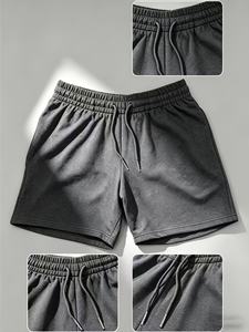 Shorts cargo décontractés pour hommes, taille élastique, confortables, taille mi-haute, avec plusieurs poches pour la randonnée et le camping - Product Image 4