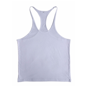 Débardeurs personnalisés 100 % coton respirants et à séchage rapide pour hommes, pour les entraînements et le style personnel, vêtements de musculation - Product Image 3