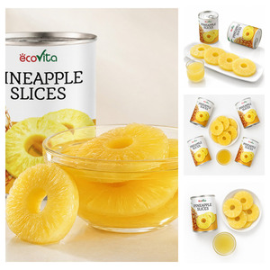Delicious Vietnam Manufacturer Supply Low Price Canned Pineapple Slices in Pineapple Juice Customized Packaging - Product Image 3