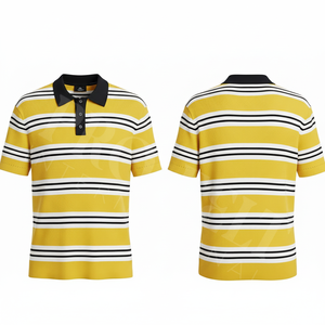 Camiseta Polo de Piqué Moderna Personalizada de Algodón y Poliéster, Corte Clásico para Hombre, Manga Corta, Duradera, Informal, Uniforme, OEM, ODM - Product Image 2