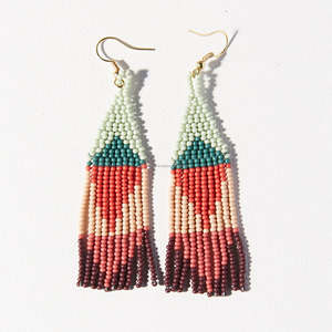 Handmade Bohemia Style Dangle Earrings with Seed Bead <b>Glass</b> New Model Fashion Jewelry for Women and <b>Girls</b> Party Gift - Product Image 3