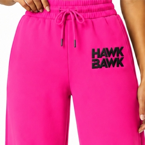 <b>Women</b>’s Hot Casual <b>Sweatpants</b> High Waist Drawstring Wide Leg Fit Full Length Cotton Pants Custom Design <b>Sweatpants</b> For <b>Women</b> - Product Image 4