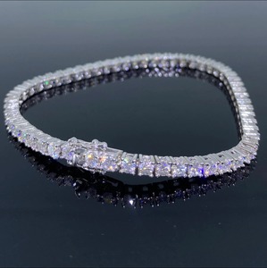 Pulsera de tenis de moissanita VVS1, pulsera de diamantes de moissanita - Product Image 4