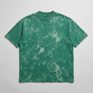 Camiseta Oversize con Efecto Ácido |   Camiseta de Algodón Lavado Estilo Vintage |   Fabricante de Camisetas Personalizadas con Marca Privada OEM - Product Image 1