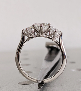 Anillo de Diamantes en Oro, Chapado en Oro, Diamante Cultivado en Laboratorio, Corte Brillante, Estilo Punk, Joyería de Compromiso y Boda para Mujer, Certificado IGI - Product Image 2