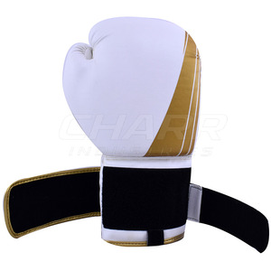 Guantes de Boxeo Profesionales de Cuero con Correa de Muñeca Ajustable, Antideslizantes, Duraderos, Cómodos, Personalizables, de Uso Universal - Product Image 3