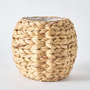 ตะกร้าใส่น้ำผักตบชวาสานสำหรับปลูกต้นไม้ - Product Image 1