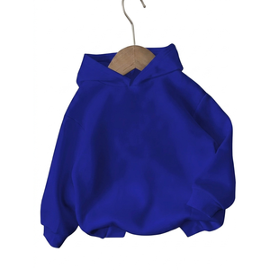 Sudadera con Capucha Oversize de Moda Hip Hop para Mujer, al por Mayor, Lisa, con Hombros Caídos - Product Image 1