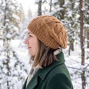 Women's Winter Ribbed Knit <b>Beret</b> Classic Warm Casual Hat OEM ODM Wholesale Factory Custom Logo Low MOQ - Product Image 1