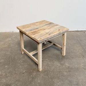 <b>Rustic</b> Industrial Reclaimed Teak Wood Rectangle <b>Side</b> <b>Table</b> | Eco-friendly Durable Handcrafted Moradabad Wholesale - Product Image 1