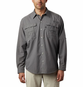 Camisa de Pesca para Hombre, Impermeable, con Estampado de Camuflaje, Cierre de Botones, Ligera, Manga Corta, Transpirable, Talla Grande, UPF 50 - Product Image 2