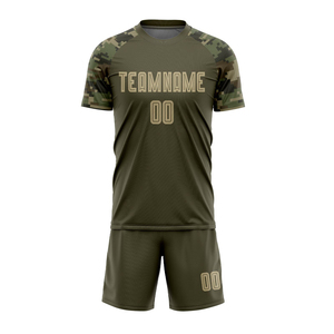 Ensemble de maillot de football pour homme taille adulte, respirant, léger, séchage rapide, personnalisable, 100% polyester, vêtements de sport, prix raisonnable - Product Image 3