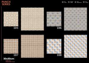 Baldosas Digitales para Estacionamiento en Exteriores, Cerámica Mate de 300x300 mm, 30x30 cm, 12x12 Pulgadas, para Entradas de Autos y Garajes - Product Image 2