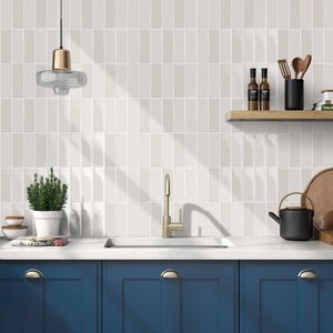 Nuevo Lanzamiento: Adhesivos de Pared Clásicos a Rayas Verde Oliva de 10x10 Pulgadas (10 Unidades) para Cocina, Dormitorio y Baño - Product Image 1