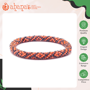 Fabricant leader en gros vendant des bracelets en perles de verre faites à la main de haute qualité, multicolores, pour femmes, tendance décontractée du Népal - Product Image 2