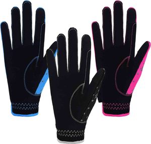 Gants d'équitation, gants d'équitation en PU respirants, gants d'équitation à adhérence, légers, durables, pour hommes et femmes, entraînement, OEM personnalisé - Product Image 6