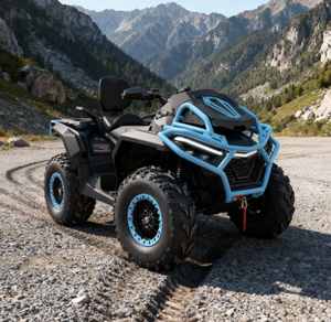 รถเอทีวี 1000 4x4 Quad Mud Pro Version เครื่องยนต์ 1000 ซีซี 4 จังหวะ น้ำมันเบนซิน/ดีเซล 2 สูบ รับน้ำหนักได้ 300-400 กก. ระบบขับเคลื่อนเพลาอัตโนมัติ - Product Image 4