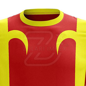Ensemble de vêtements de sport rétro respirant en polyester à col rond avec logo personnalisé, nouvelles fonctionnalités, grande taille, dernier design - Product Image 3