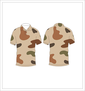 Camiseta Polo de Camuflaje Desértico para Hombre, Manga Corta, Informal, para Golf - Product Image 6