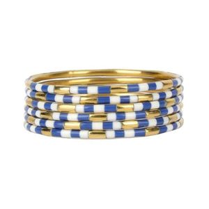 Pulseras de Resina y Latón Chapado en Oro Hechas a Mano al por Mayor, Joyería de Boda Tradicional India de Moda con Certificación IGI Premium para Mujer - Product Image 5
