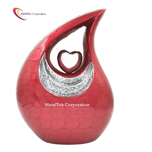Teardrop Cremation Urn <b>for</b> Memorial <b>Ashes</b> Storage Wholesale Manufacturer Decorative Funeral Tear Drop <b>Keepsake</b> <b>Ashes</b> Metal Urns - Product Image 1