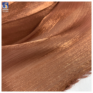 YX1389 Tela <span class=keywords><strong>de</strong></span> Organza Crepé Brillante y Suave <span class=keywords><strong>de</strong></span> Poliéster Marrón Café <span class=keywords><strong>de</strong></span> 50 g/m², la Más Vendida, para Confección <span class=keywords><strong>de</strong></span> Vestidos <span class=keywords><strong>de</strong></span> <span class=keywords><strong>Mujer</strong></span> - Product Image 4