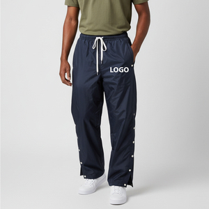 Wholesale <b>Men</b> Nylon Pants Custom Nylon Windbreaker <b>Men</b> Side Striped Sweatpants Patchwork Nylon Track Pants Trousers <b>For</b> <b>Men</b> - Product Image 3